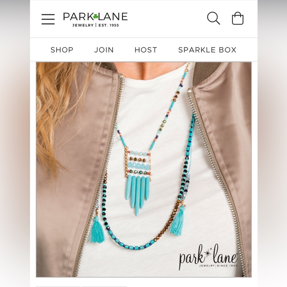 Park Lane Cherokee Necklace- Turquoise